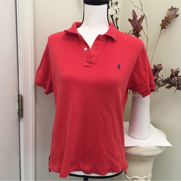 Bundle 3 polo shirts blue red pink, for golf pickle ball or summer weekends - Picture 5 of 14